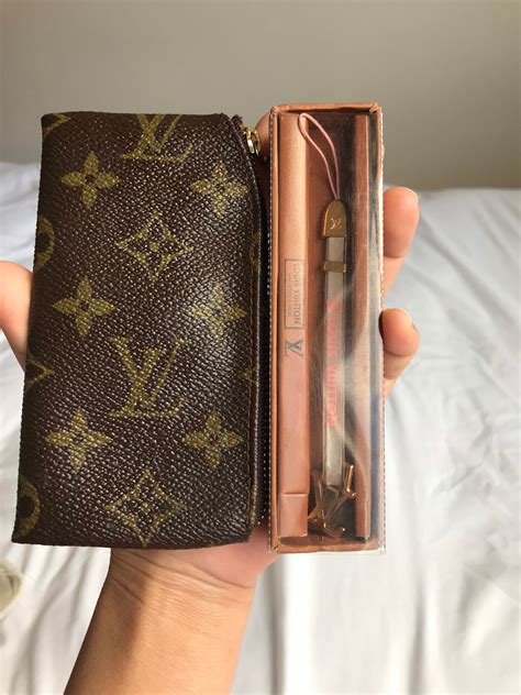 louis vuitton keychain wallet dhgate|authentic louis vuitton key pouch.